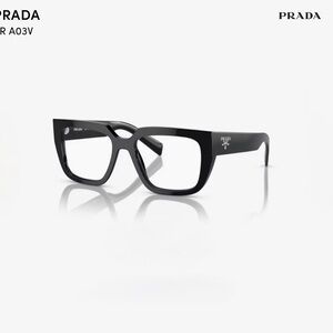 👓💫Prada Eyeglass Frames | Black Rectangle